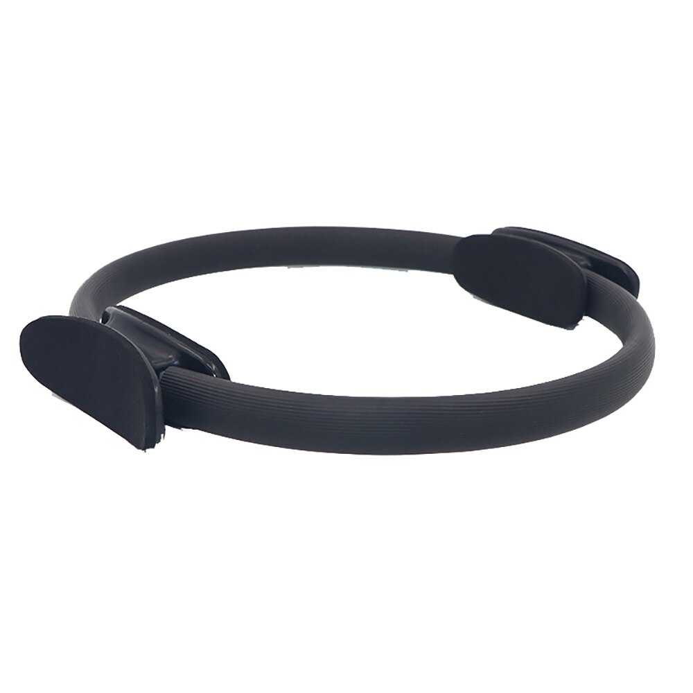1pc fitness jooga ympyrä pilates urheilu magic ring naisten kineettinen vastus ympyrä kuntosali harjoitus pilates tarvikkeet: Musta