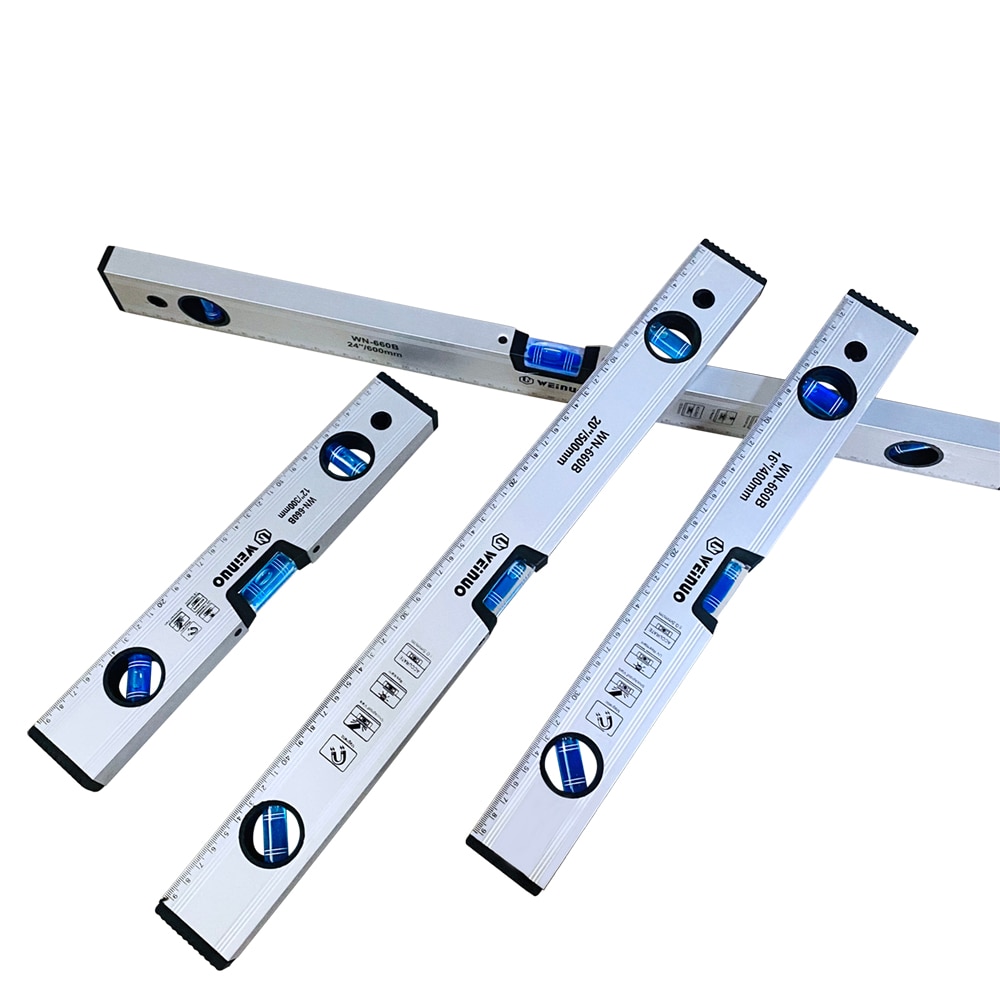High Precision Spirit Level Magnetic High Bearing Ruler Lever Bubbles Rustproof Horizontal Ruler Spirit Level balance ruler