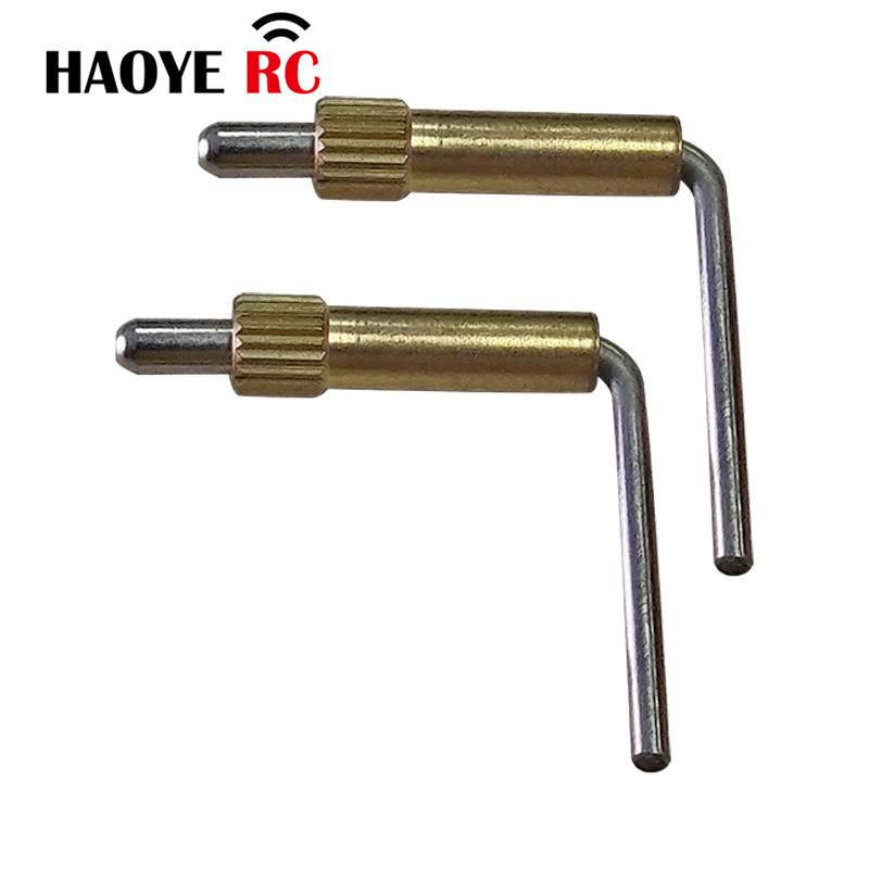 Haoye 2 piezas de cerraduras de dosel de metal pestillo con resorte 90 ° /120 ° Para piezas de aviones RC aviones eléctricos accesorios de modelo de espuma: Blanco
