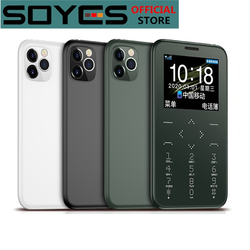 Mini Mobile Phone Soyes 7S+ Support Earphone Torch Camera Bluebooth Kids Children Cell Support Russian Arabic Hebrew Keyboard