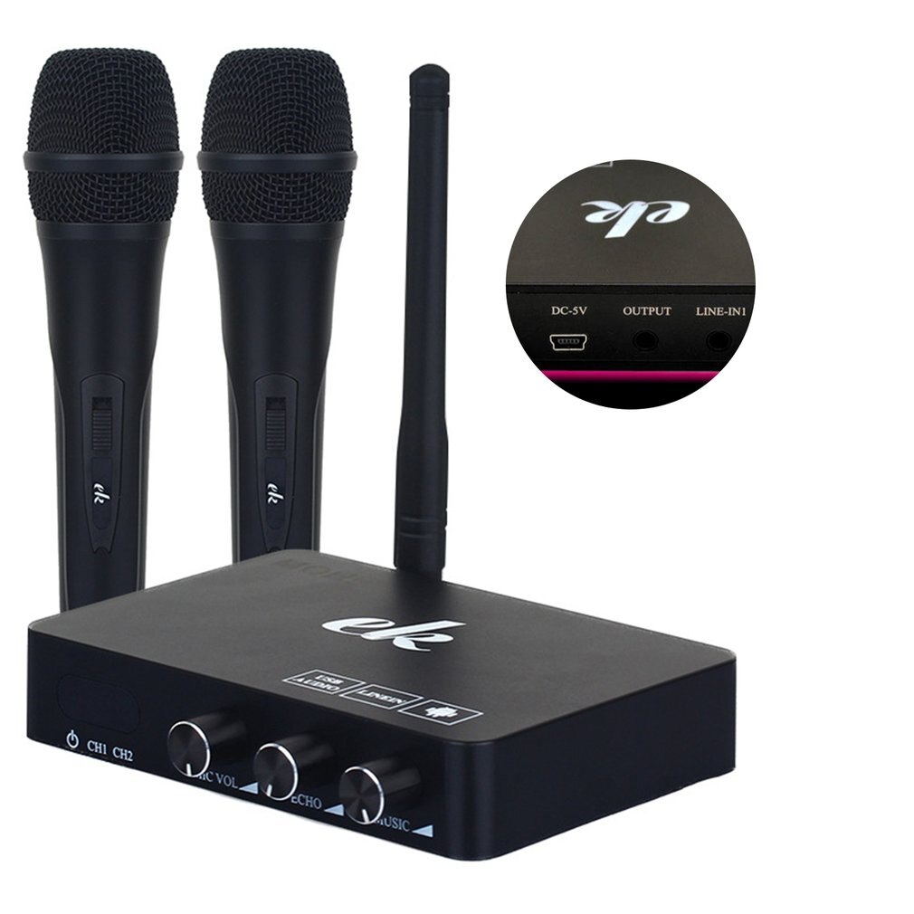 Handheld kabellos Karaoke Mikrofon-Spieler, Karaoke Echo Adadmixer System Digital Klang Audio- Adadmixer Singen Maschine