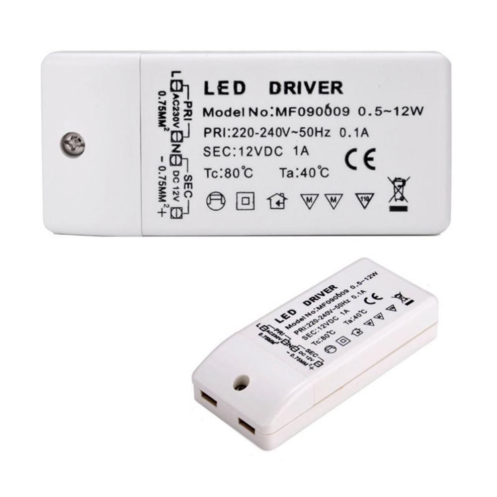 LED Driver Transformer 50w 30w 18w 12w 6w DC 12V Output 0.8A 1A 2A Power Adapter Power Supply For Led Lamp Led Strip Downlight: 12W