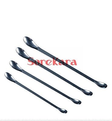 22cm Stainless Steel Medicinal Spoon Ladle Double-ended Experiment Pharmacy