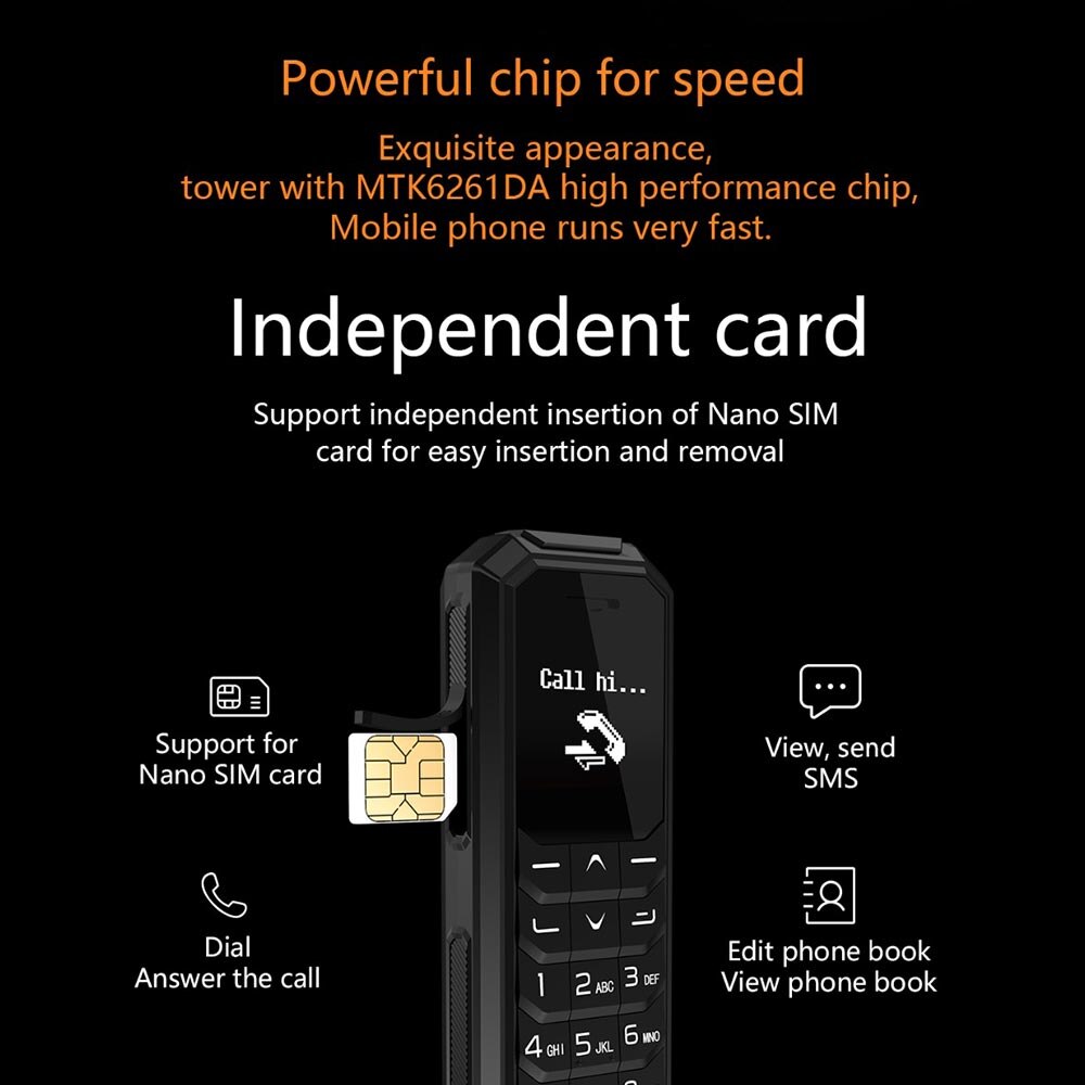 AEKU KK2 Kleinste handy bluetooth dialer drahtlose kopfhörer telefon magie vioce ändern mini handy PK BM50 BM70 KK1