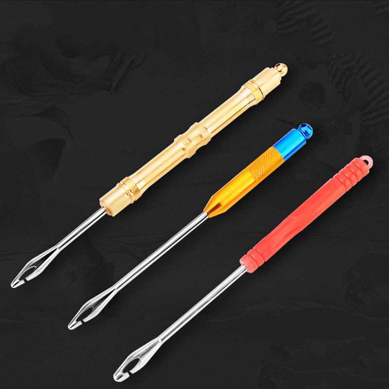 Stainless Steel Fish Hook Detacher Remover Unhooking Device Fishing Tackle Safety Extractor Fish Tools Disgorger Long Handle