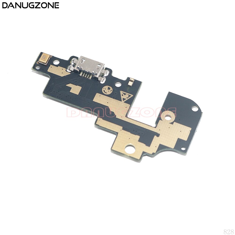 USB Bordo Carica Martinetti Dock Presa di Ricarica Porta Connettore del Cavo Flessibile Con Microfono Per ZTE Nubia M2 Lite NX573j