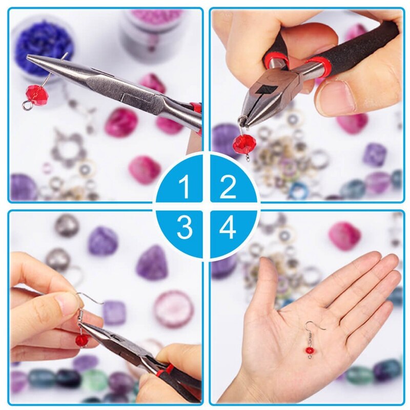 ! Sieraden Maken Benodigdheden Kit Met Sieraden Gereedschap Sieraden Draden En Sieraden Bevindingen Voor Sieraden Reparatie En Kralen