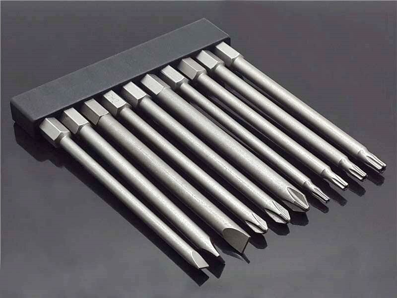 10Pcs Security Tamper Proof Magnetic Holder Screwdriver Bits Slotted Phillips Torx Hex Proof Screwdrivers Bit