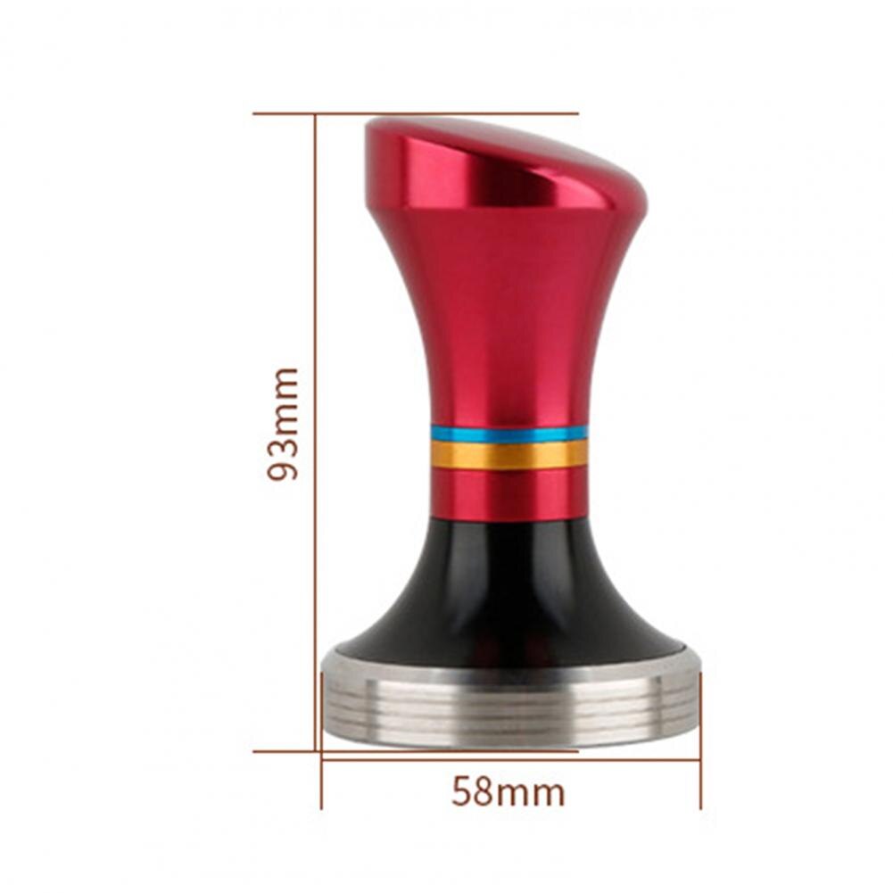 58mm Espresso Tamper Easy to Use Flat Base Stainless Steel Manual Barista Coffee for Home