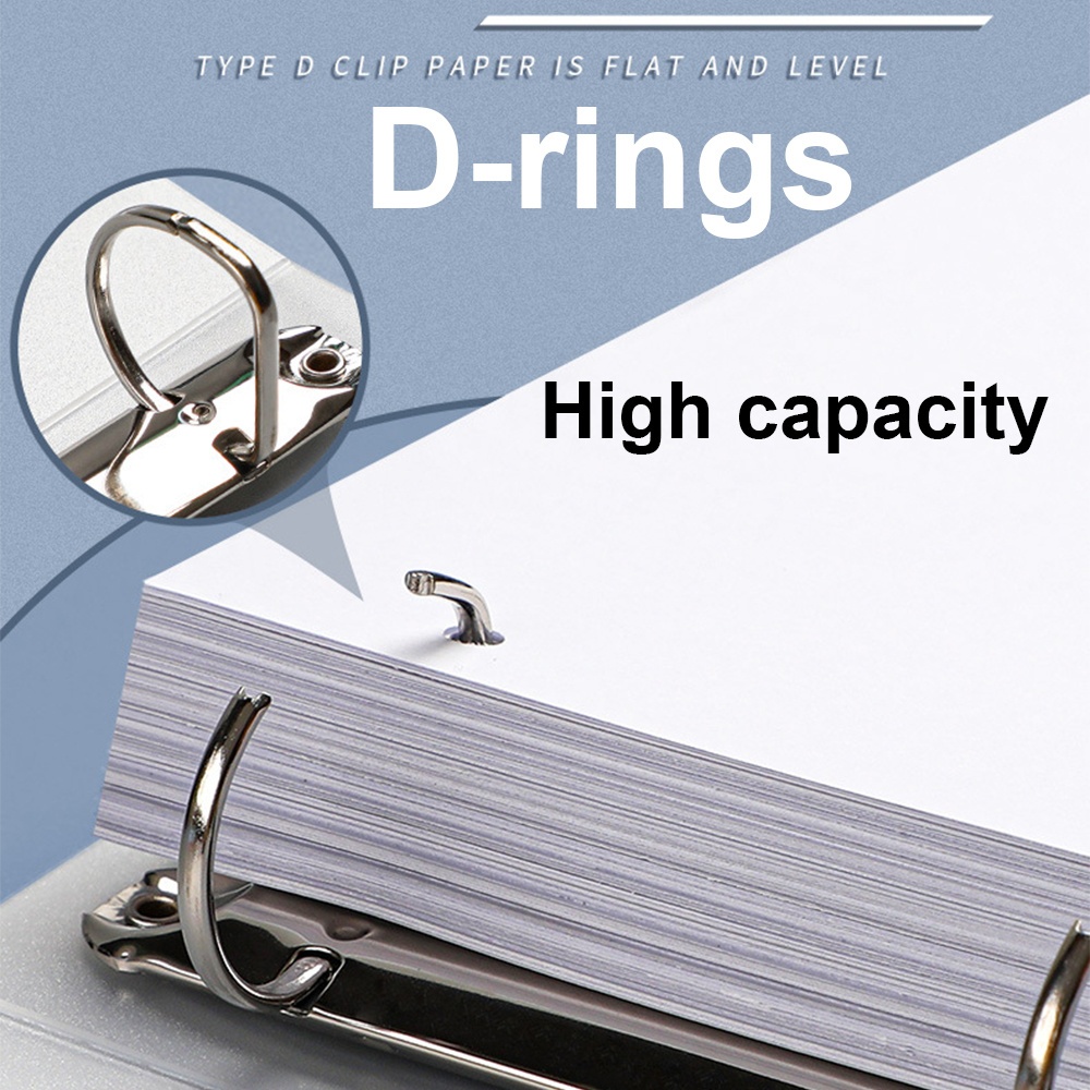 A4 2 4 D Ringband Organisator Clear Map Documenten Transparantie Hervulbare Fotoalbum Cover Photocards Ring Notebook Tekening