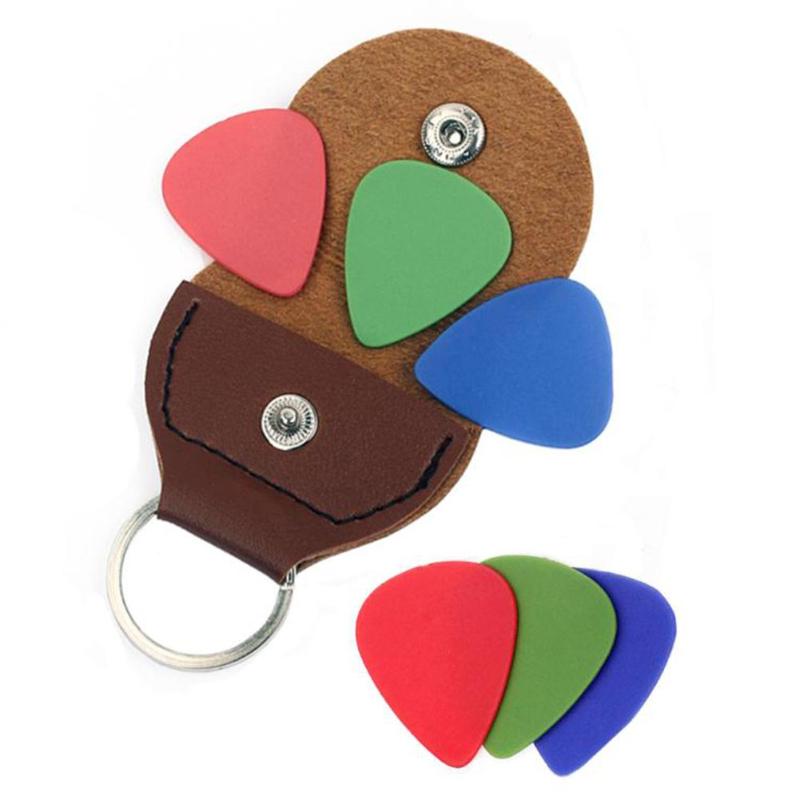 10Pcs Elektrische Gitaar Picks Plastic Duurzaam Verfijnen Plectrums Met Houder String Instrument Accessorie Voor Elektrische Gitaren