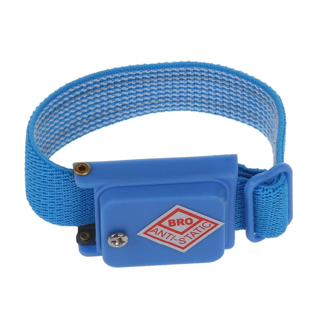 Blue Wireless Adjustable Elastic Antistatic Wrist Strap Wristband