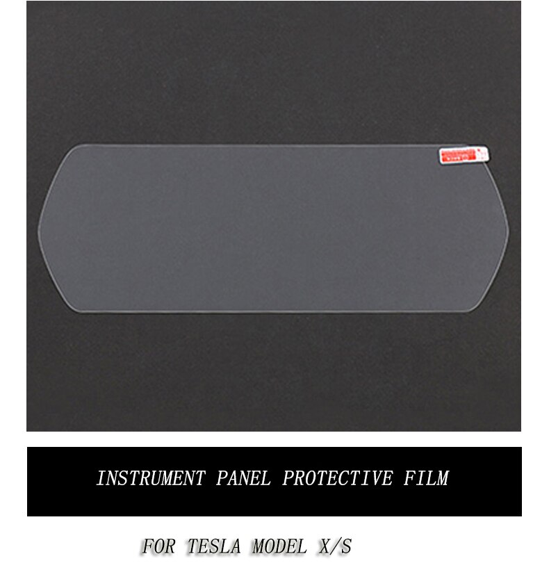 Protecteur d'écran automatique Film de protection pour tableau de bord de protection UV pour film de verre de protection d'écran de navigation Tesla Model X S: Instrument film