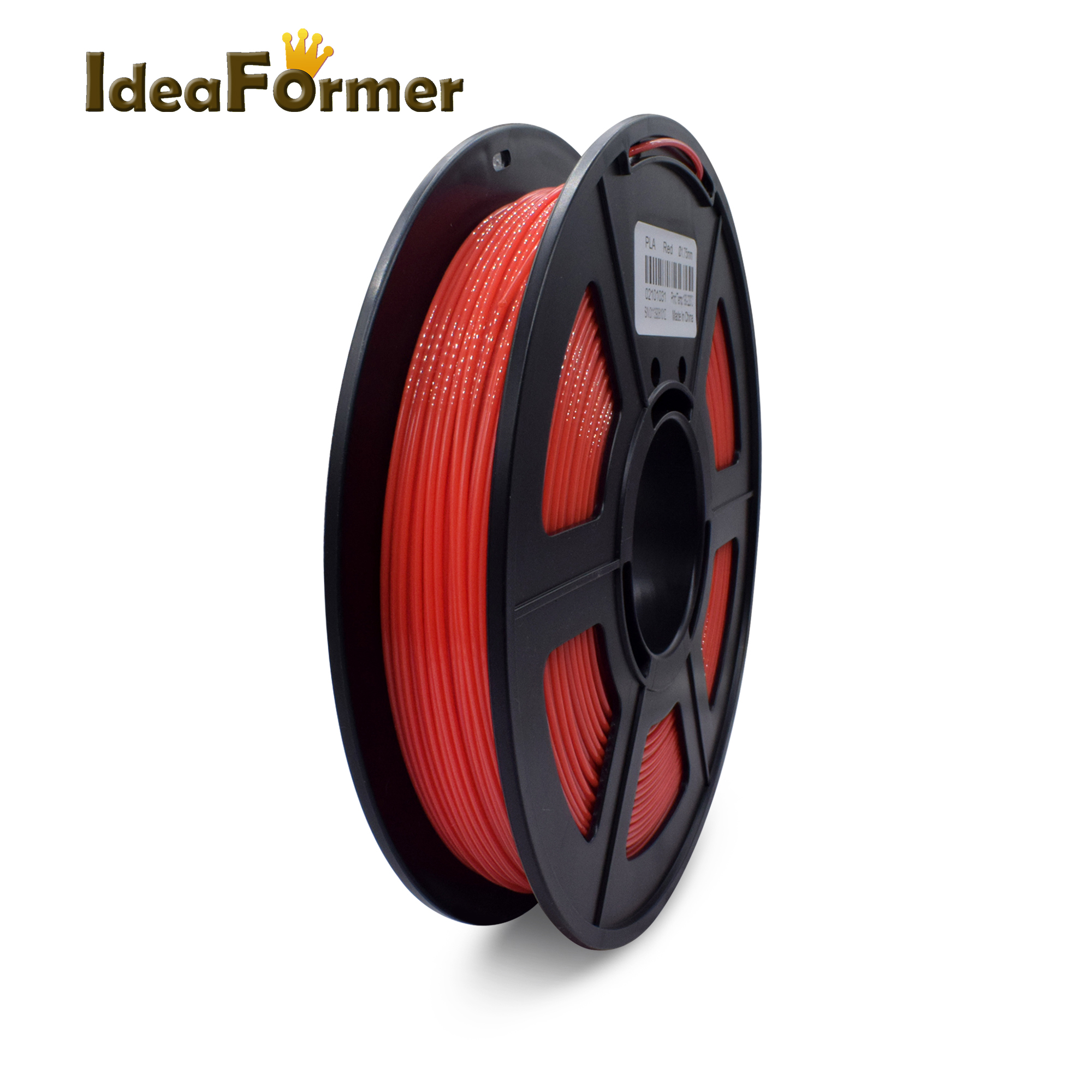 0.5 KG/rouleau 3d filament d'impression PLA 1.75mm impression blanc/noir/rouge/jaune/vert et autres couleurs pour filament d'imprimante 3D