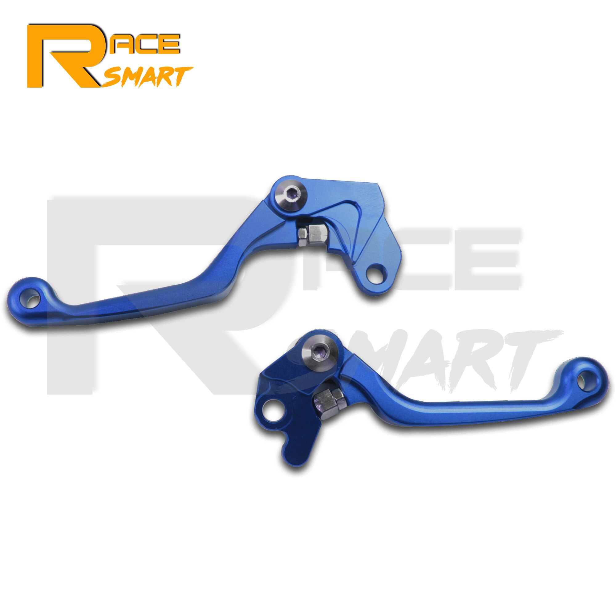 Palancas de embrague de freno de aluminio CNC para motocicleta, accesorio para KAWASAKI KFX250, KFX450, , KFX, 250, 450, KFX-250, , , , azul, 1 par: Blue