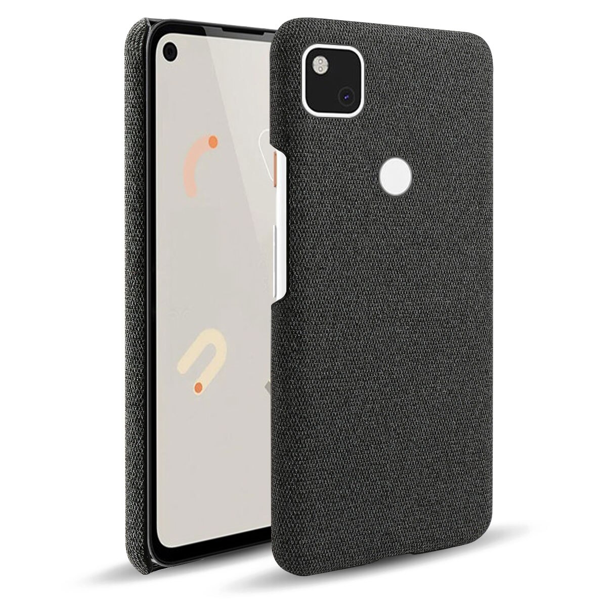 Anti-sudore Panno Opaca per il Caso di Google Pixel 4A 4 3A 3 XL Anti-Caduta Pianura Del Telefono Mobile sacchetto Della Copertura: for pixel 4A / Black