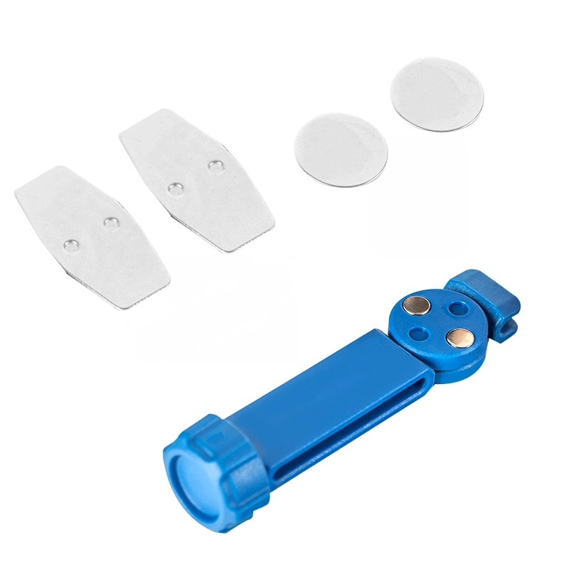 Durable Steel Bicycle Brake Pad Spreader Tool 360° Rotatable Bike Oil Disc Piston Reset Hydraulic Brake Caliper Piston Extension: Blue