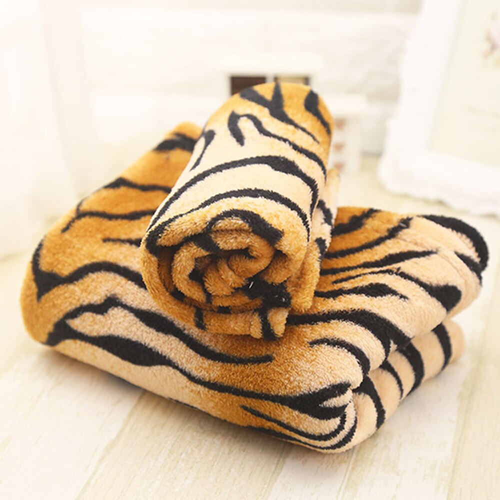 Kjæledyr hund katt tepper matte håndkle regnbue tiger myk varm ull korall fleece sovemadrass pute pute