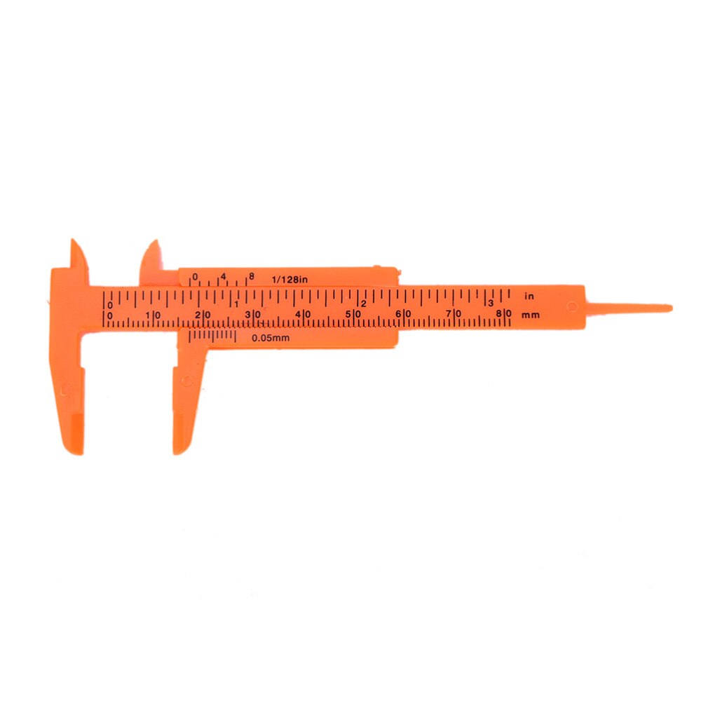 Double Scale Plastic Vernier Caliper Ruler Measuring Student Calipers Size Measuring Tool: OG