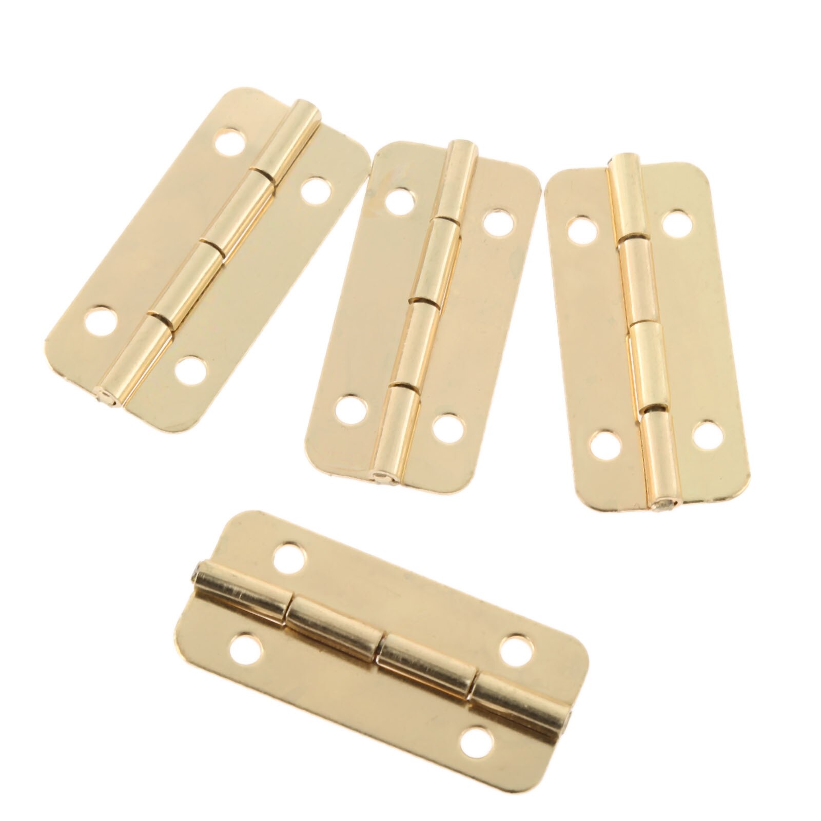 4Pcs Cabinet Hinges Furniture Fittings Decorative Door Hinges for Jewelry Box Furniture Hardware