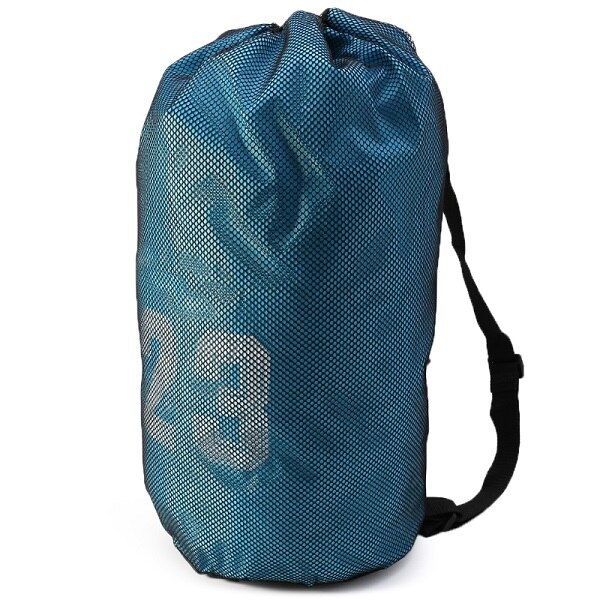 Basketball vesker for basketball fotball fotball volleyball bag utendørs sport fitness oppbevaring messenger trening oppbevaringspose: Blå