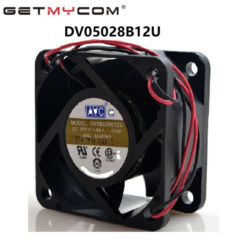 1PC AVC DV05028B12U Fan DC12V 1.65A 50*50*28mm 3Pin - Foto 12
