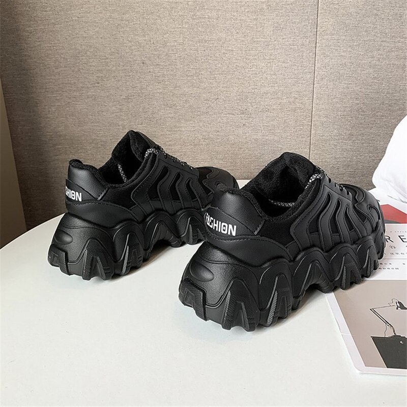 Vrouwen Schoenen Mode Dikke Zolen Leuke Verhoogde Sneakers Casual Loopschoenen Platte Bodem