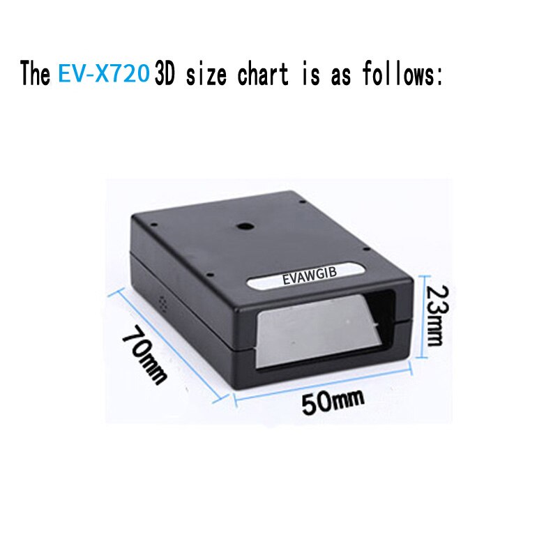 RS232 USB TTL 1D CCD Barcode Scanner Module Fixed mount Scanner Module1d barcode scanner QR Barcode EVAWGIB