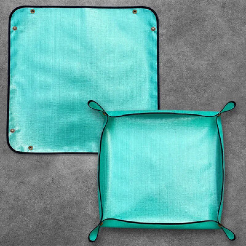 Home planting operation mat PE waterproof ground mat gardening supplies succulent green plant pot mixing soil mat