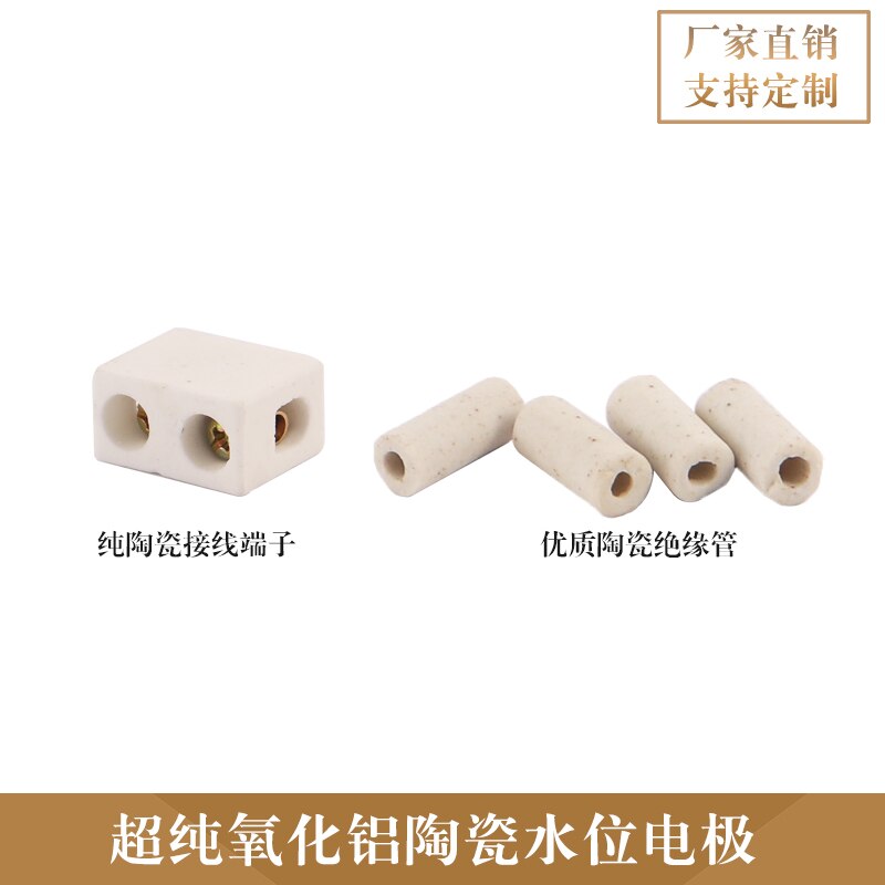 Ultra-pure Alumina Water Level Electrode Boiler Electric Contact Water Level Gauge Electrode Press-in External Thread Type