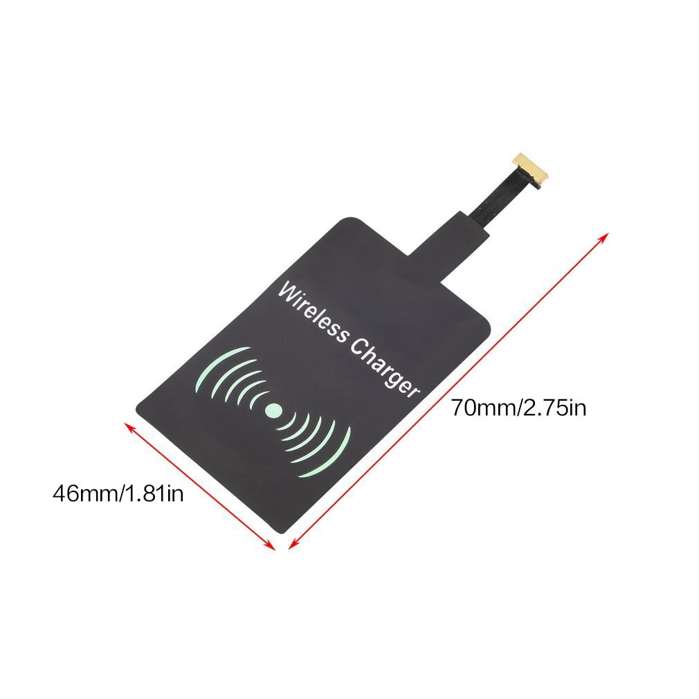 Ultra Thin Light Weight Universal Wireless Charger Power Fast Charging Pad Receiver Tag For QI For Android Phone Original