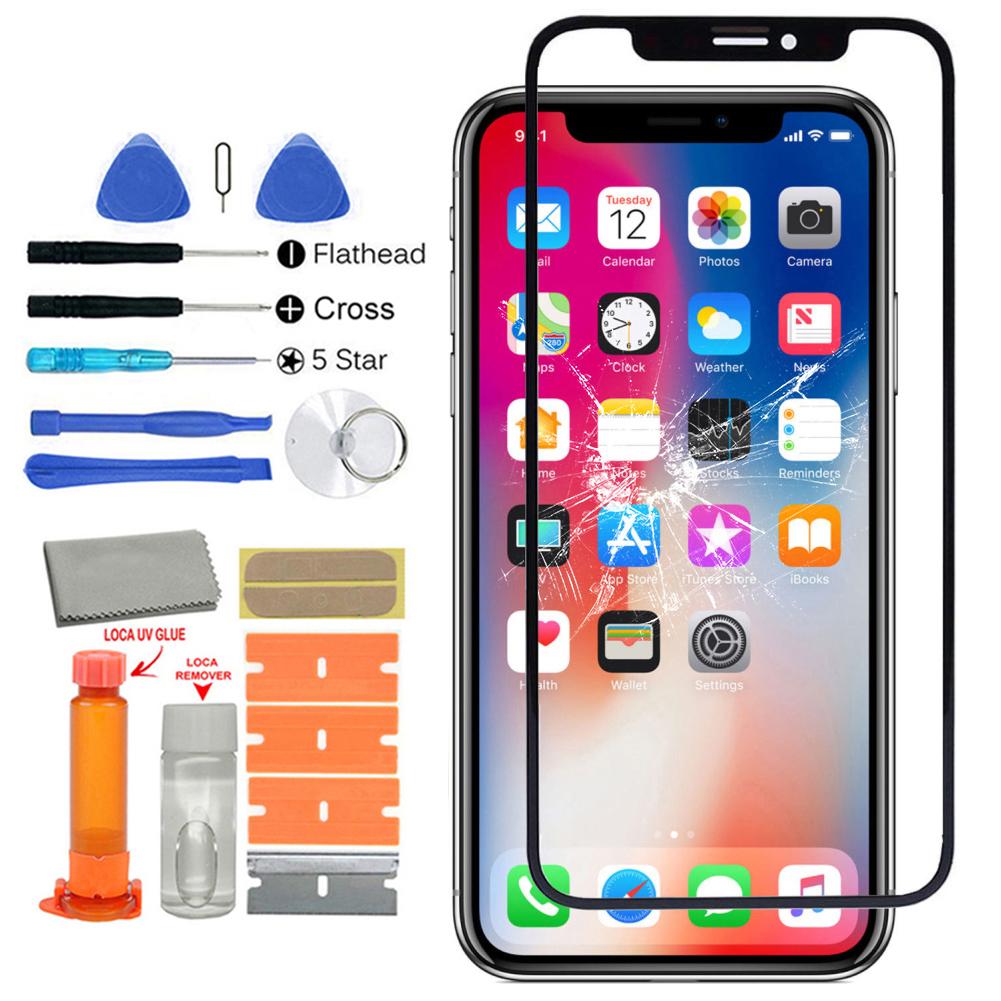 Front Glass Touch Screen Replacement Kit for iPhone X/XR/XS/XS MAX/11/11 PRO Mobile phone accessories