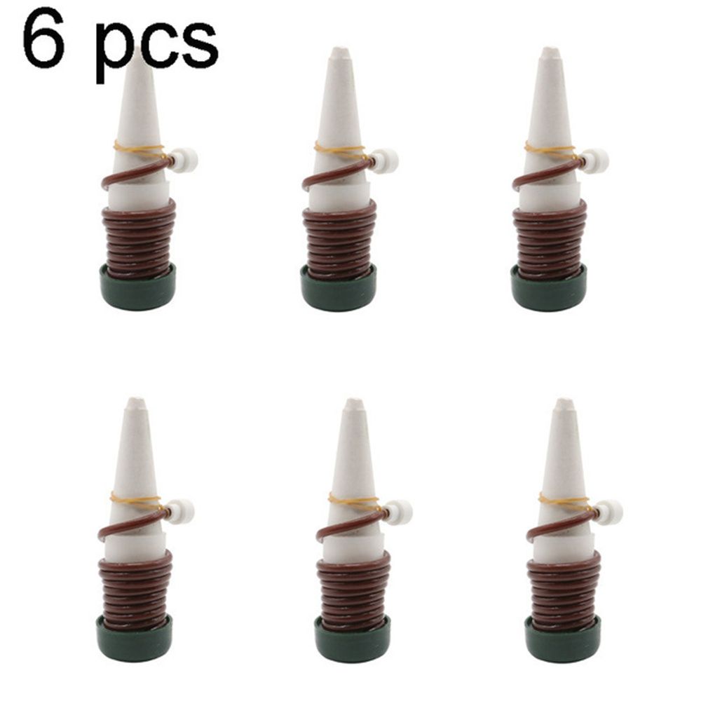 Self Watering Water Seeper Automatic Drip Irrigation System Pot Culture Supplies Potted Dropper Device Garden Eauipment: 6Pcs