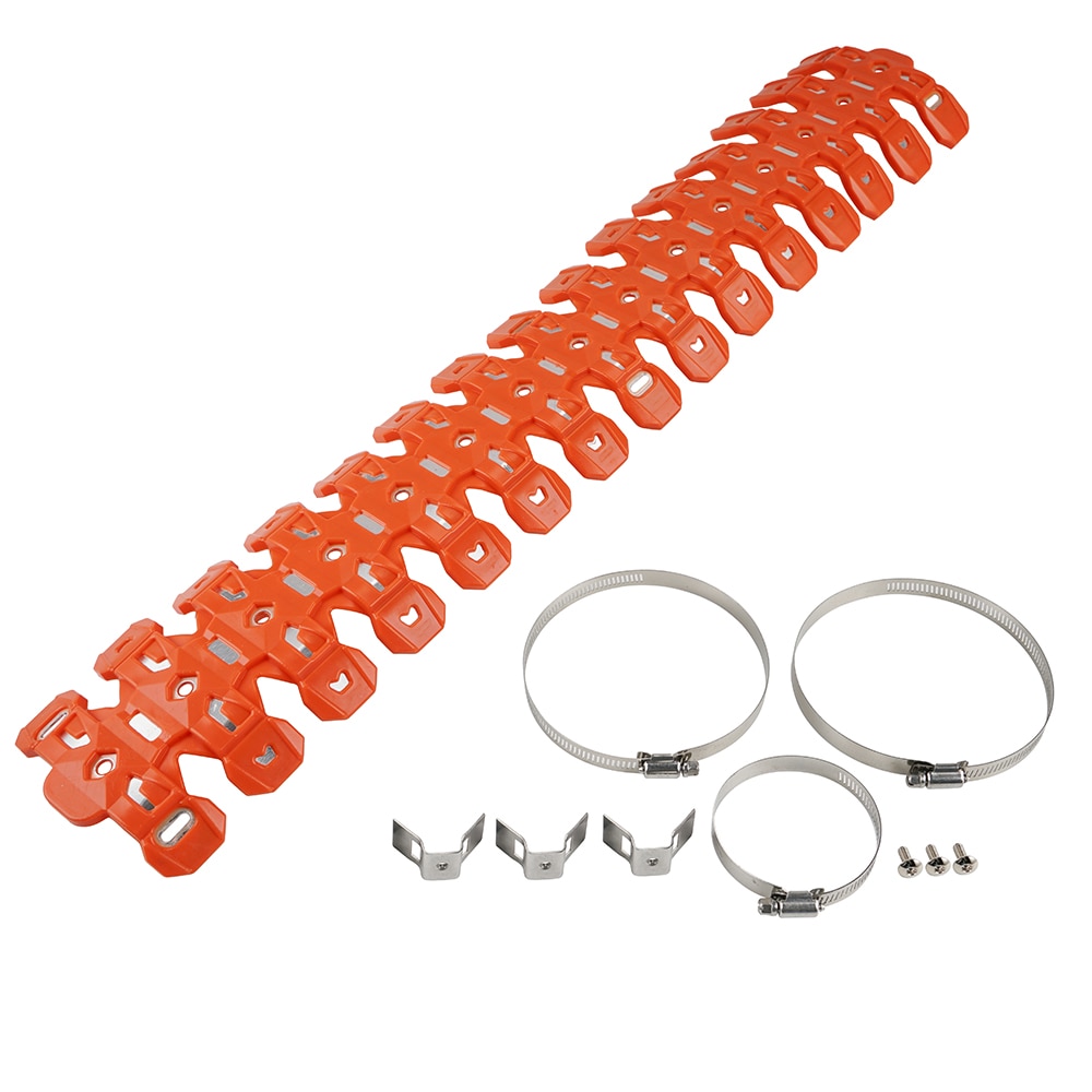 Hitteschild voor Motorfietsuitlaat, Roestvrijstalen Middenpijp Link Tube Protector Cover Heel Guard voor Motorcycle Car Beschermende Uitrusting Accessoire (4
