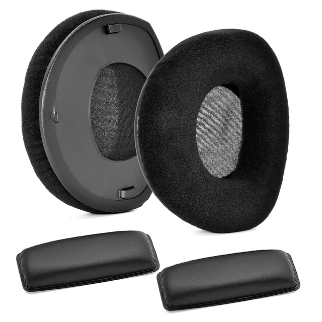 Almohadillas de repuesto con diadema, orejeras para auriculares Sennheiser RS110 RS160 RS170 RS180 HDR160 HDR170 HDR180: Caqui