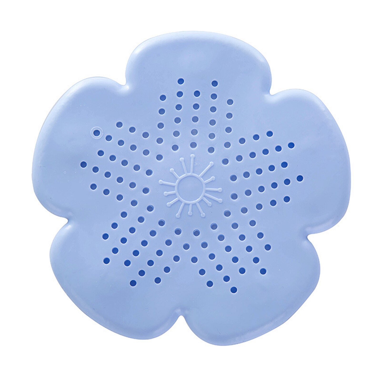 Salle de bain Drain cheveux receveur bain bouchon bouchon eau évier crépine filtre douche _ WK: Bleu