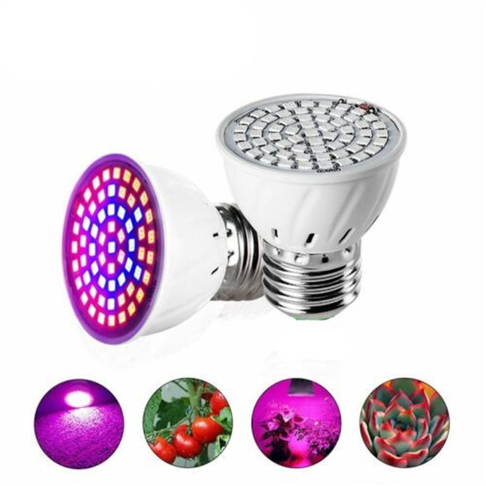 1 PCS Licht Groeien Volledige Spectrum Indoor fitolampa E27 220 V SMD 2835 Voor Zaailingen Planten Phytolamp Lamp Voor planten Verlichting