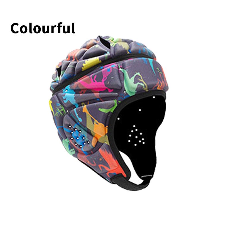 Sport Rugby Hoofdbeschermer Zachte Helm Vlag Amerikaanse Voetbal Helmen Gewatteerde Voetbal Hoofd Hoed Beschermende Hoofddeksels Crum Cap Mannen Volwassen: colourful