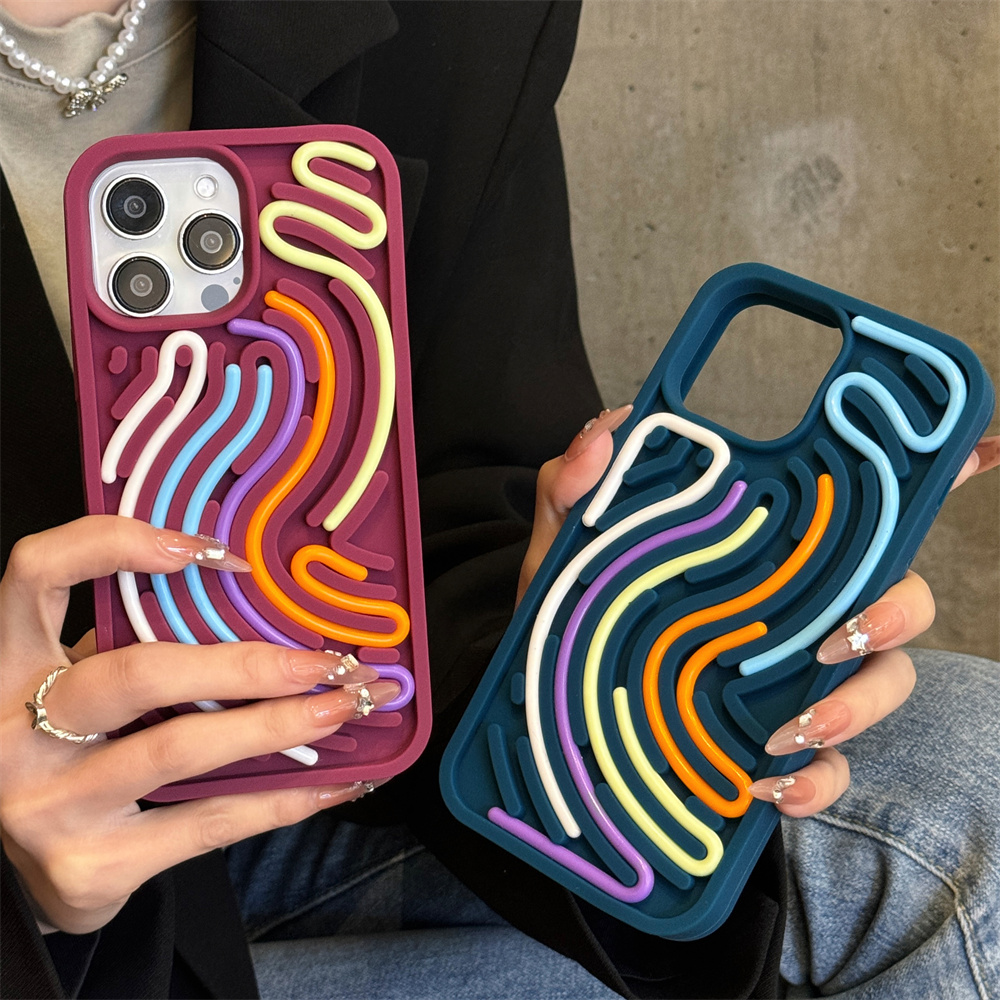Funda de teléfono con divertido DIY para iPhone 15 Pro 12 13 14 Pro Max, Fundas de silicona a prueba de golpes para Apple 14pro 16, Funda bonita