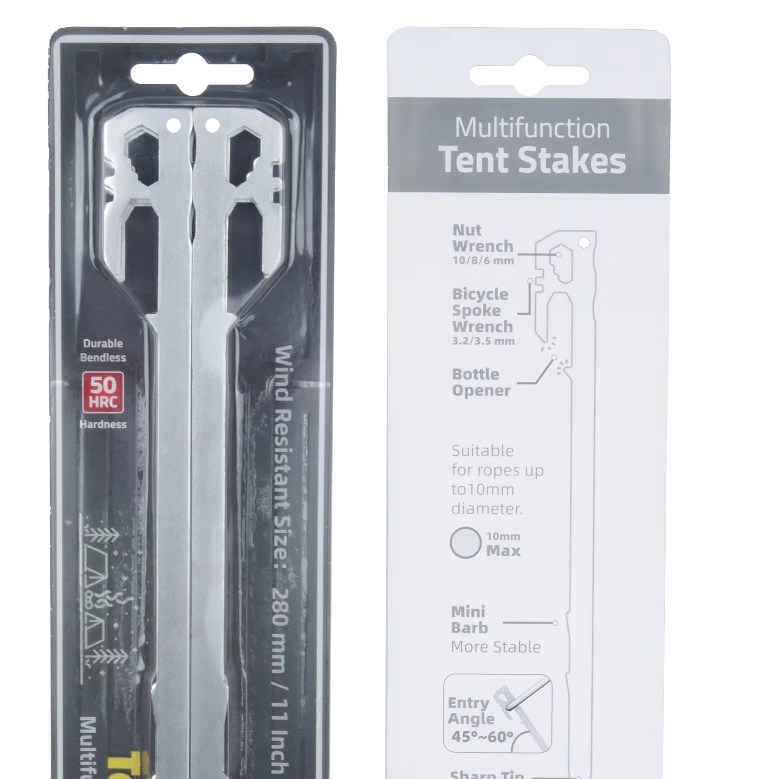 Camping Tent Stakes 6 Stuks Luifel Haringen 28 Cm Rvs Tuin Grond Nagel Strand Luifels Hangmat Trampoline accessoires