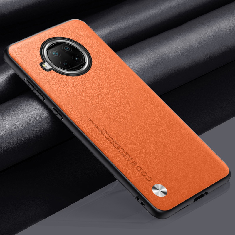 Luksuriøst pu-skinndeksel til xiaomi  mi 10t lite 5g matt deksel silikonbeskyttelsesdeksel til xiaomi  mi 10t pro  mi10t deksel: Abs / Rød