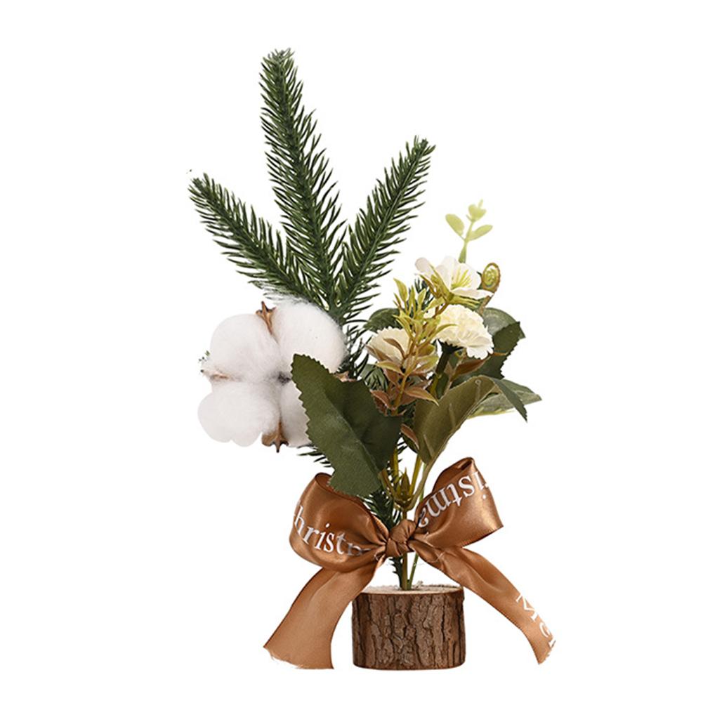 Home Artificial Christmas Tree Decor Red Fruit Pine Desk DIY Craft: 3