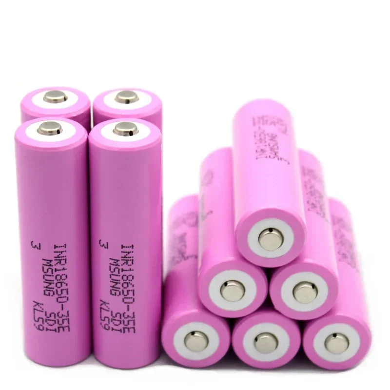 35E 18650 Li Ion Battery 3.7V 3500mah 30a INR18650 High Discharge Rechargeable Battery .Electric Tool Battery