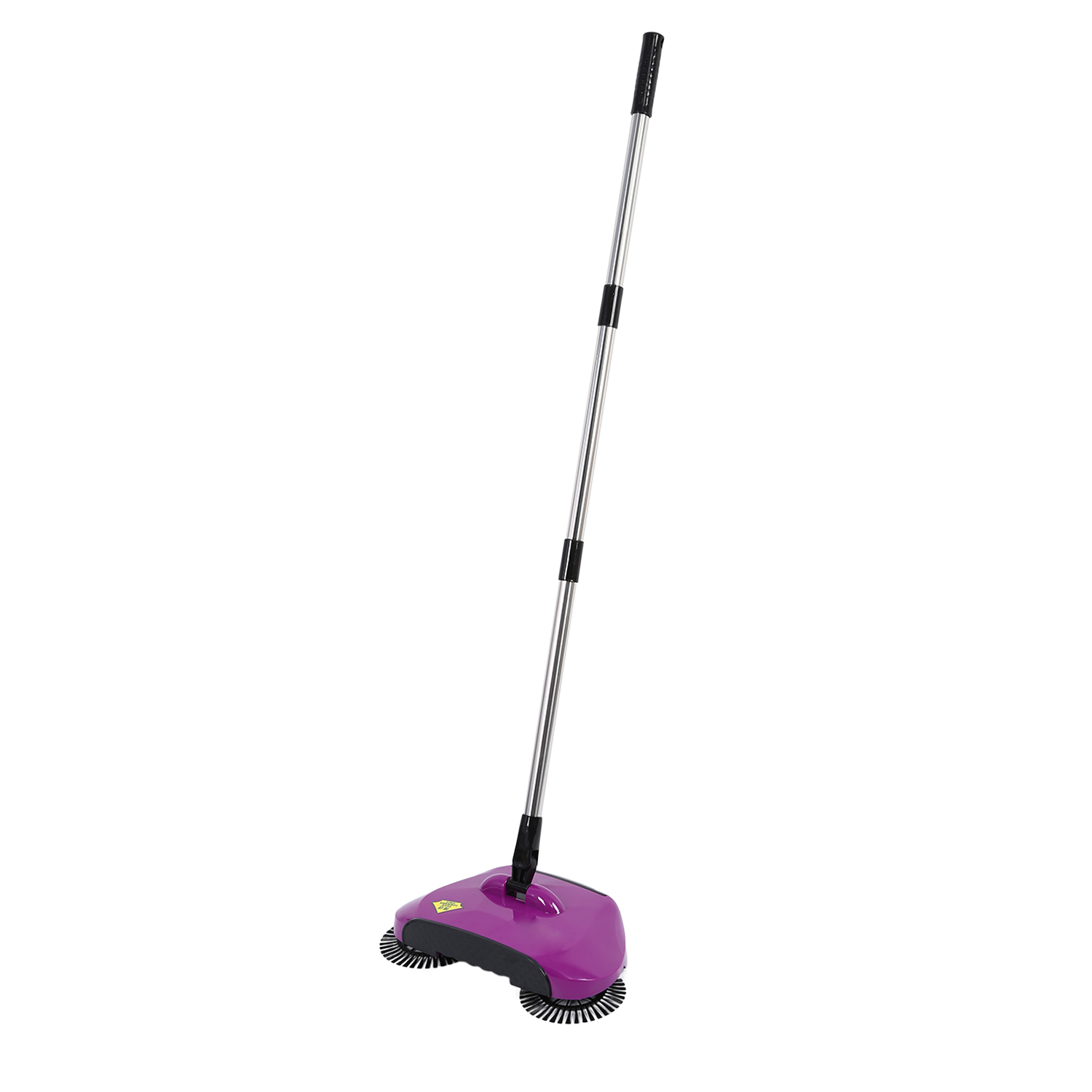 -Stainless Steel Sweeping Machine Push Type Hand Push Broom Dustpan Handle Household Cleaning Package Hand Push Sweeper Mop