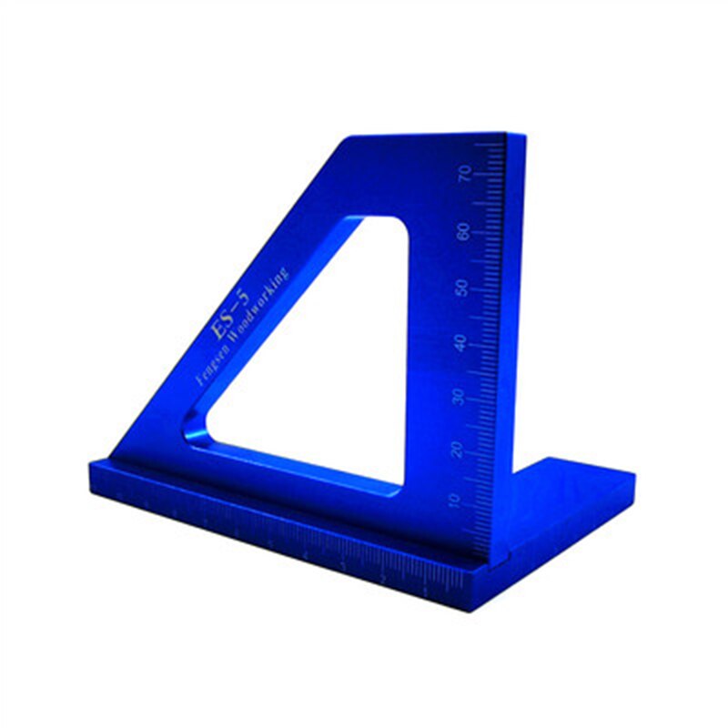 Multi-function Aluminum angle ruler Measuring Ruler Woodworking Scriber T Ruler Multifunction 45/90 Degree Angle Ruler