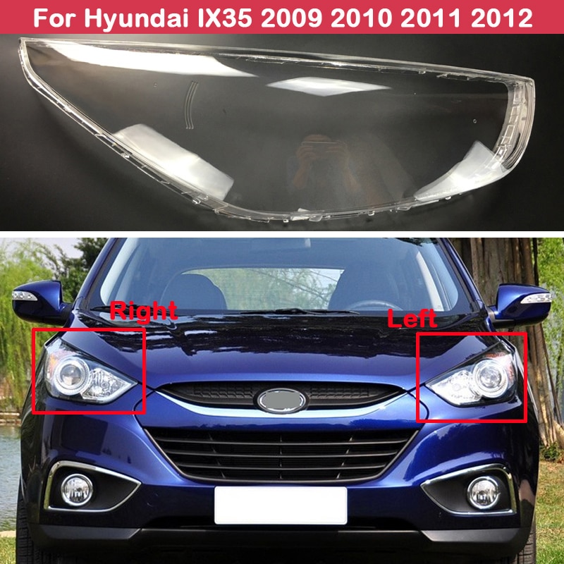 Koplampen Cover Voor Hyundai IX35 Auto Front Koplampen Transparante Lampenkappen Lamp Shell