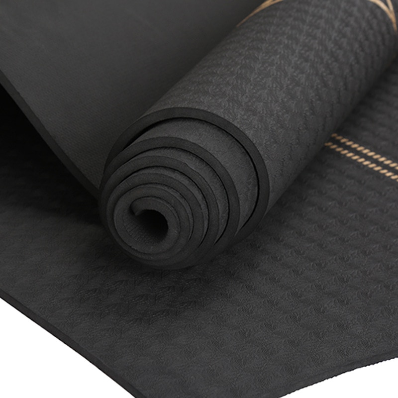 Skridsikker tpe yogamåtte 6mm gym fitness pilates tæppepuder til begyndere kvinder esterilla sportsmåtter smagløs pude
