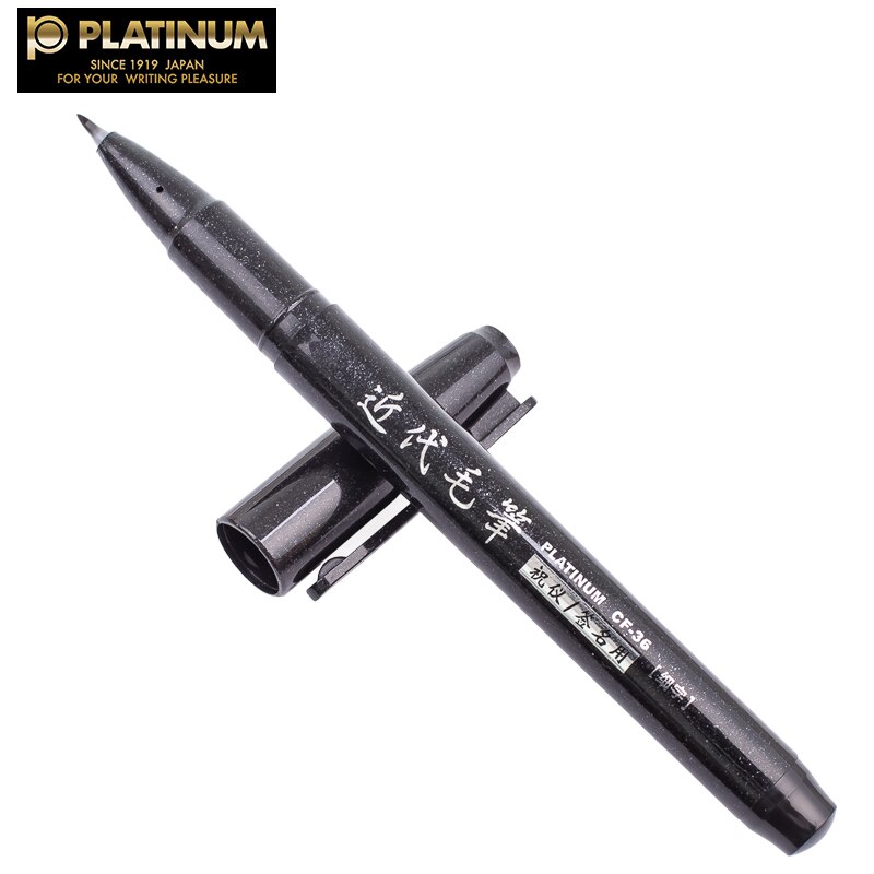 brush pen 10 pieces a set writing brush JAPAN Platinum CF36 brushes for writing and painting Art pen
