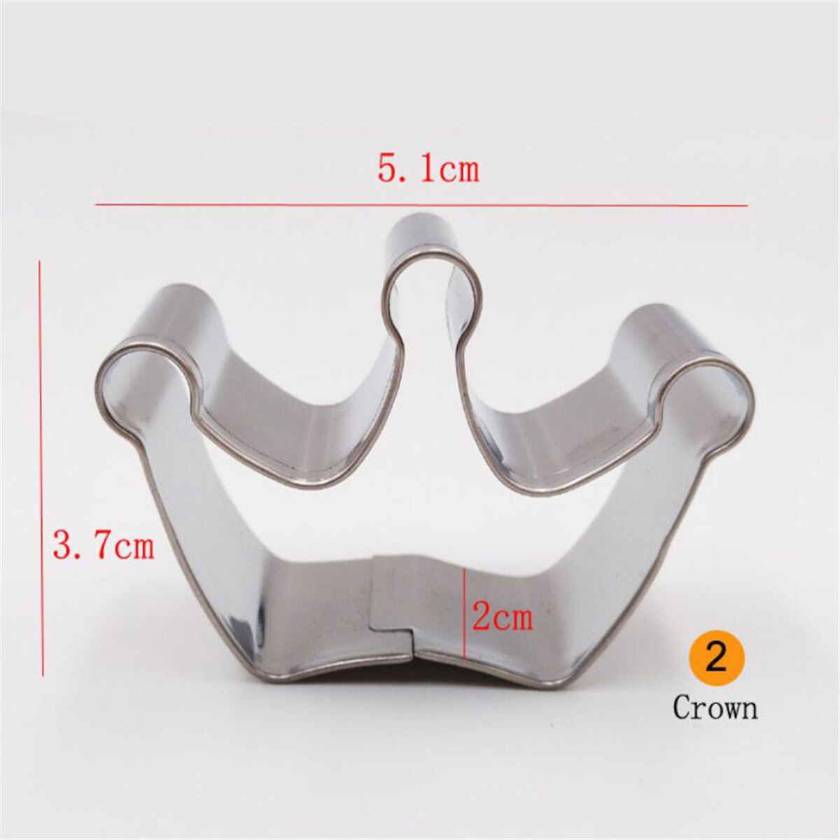 2 Stks/partij Rvs Prinses Kroon Cookie Cutter Romantische Swan Party Cake Mallen Biscuit Cutters Bakken Tool Mould Stamp