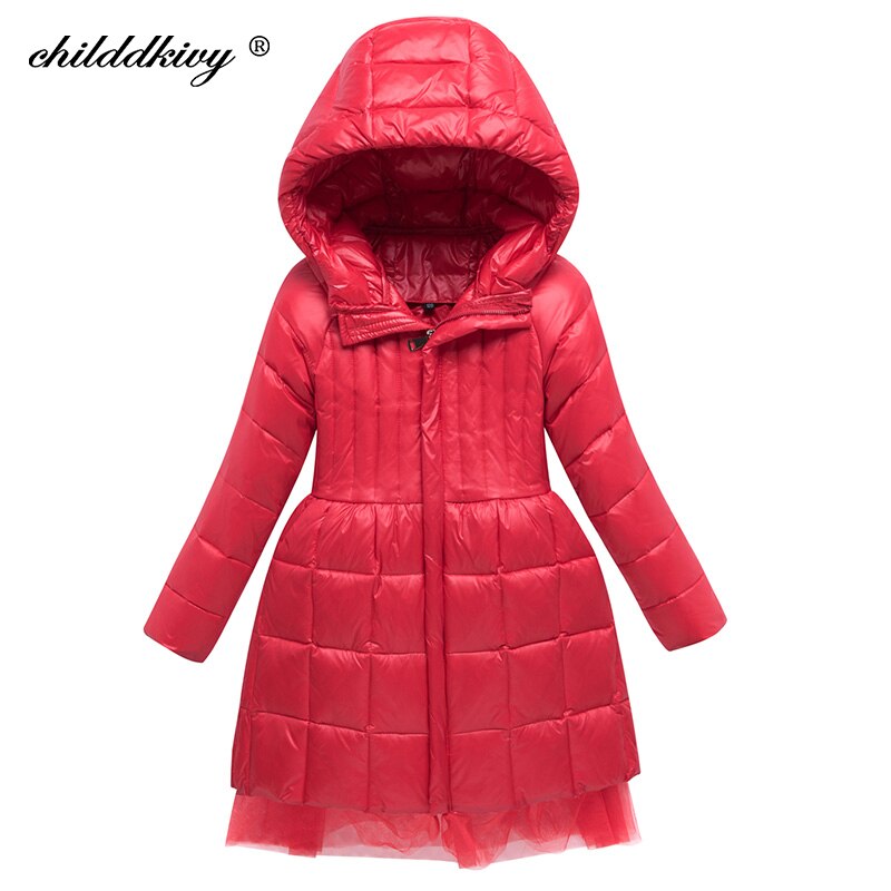 Winter Donsjack Voor Meisjes Baby Kleding Dikke Kids Down Jas Winter Parka Voor Meisje Snowsuit Kinderkleding 2 om 8 Jaar